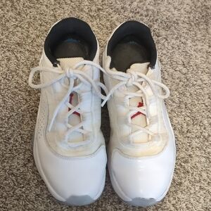 Air Jordan White Basketball Shoes 7Y
